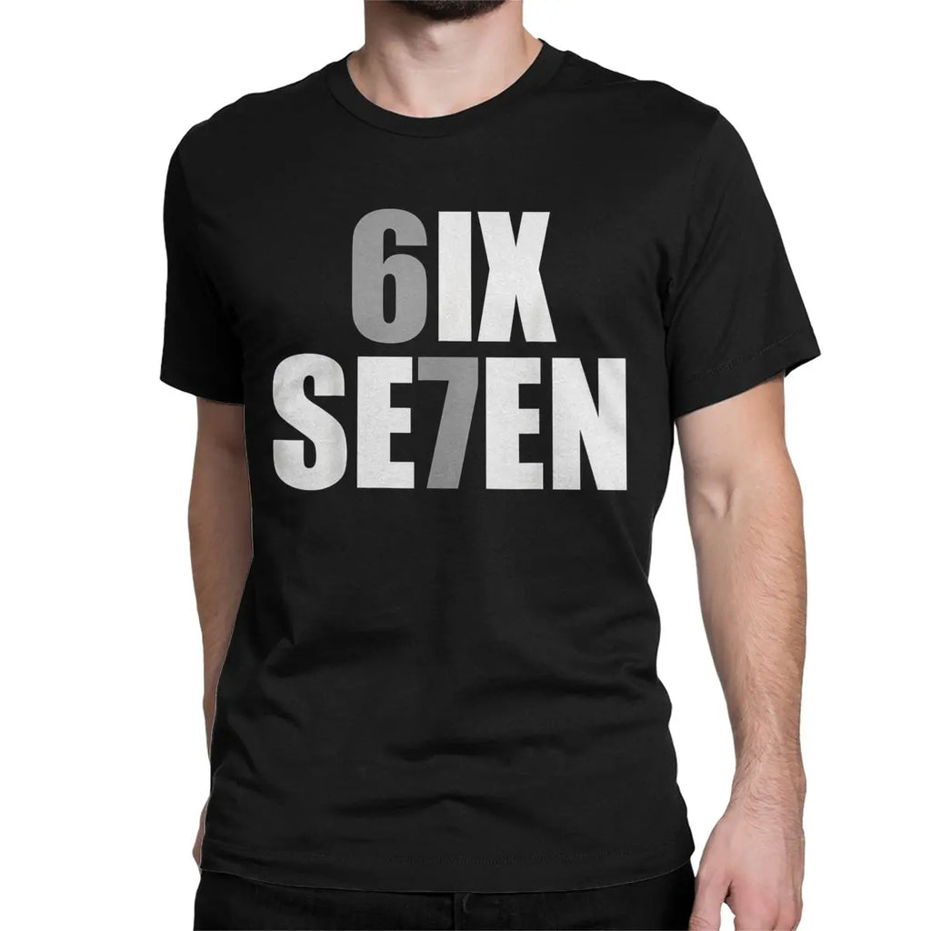Fun Six Seven 6 7 Meme Design 6 7 Men Women's T Shirt Hipster Tee Shirt Short Sleeve Crewneck T-Shirts Pure Cotton Party Clothes