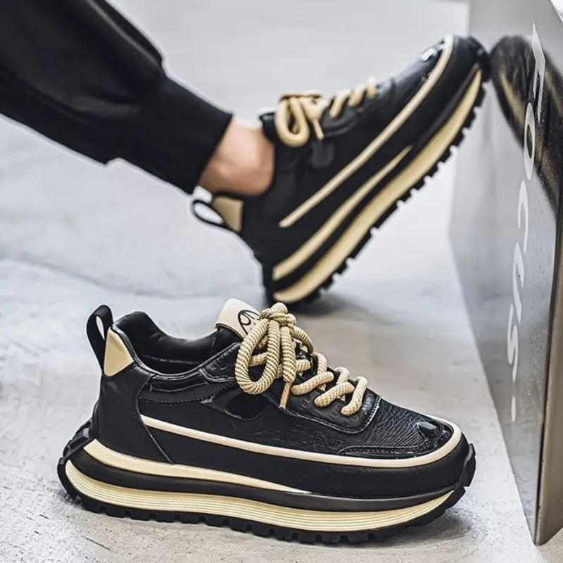 Shoes for Mens Trendy Thick-soled Breathable Soft-soled Sneaker High Quality Fashion Casual Sports Men's Shoes Zapatillas Hombre