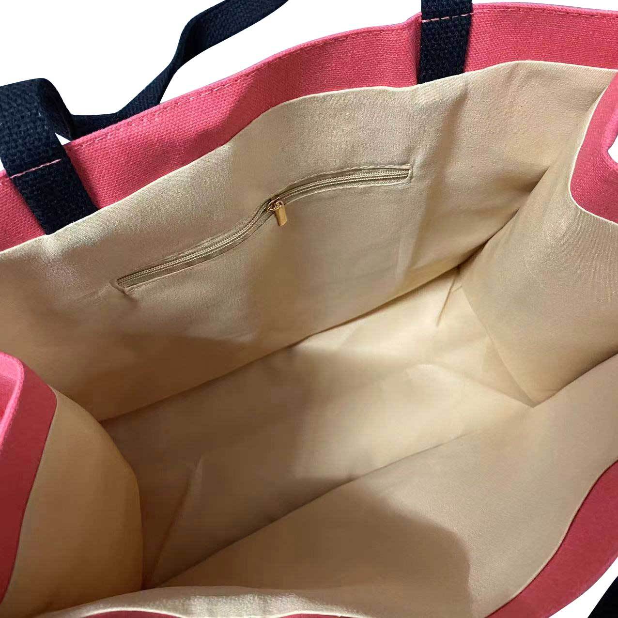 Calvin Print Large Capacity Tote Bag for Women - Vibrant Rose Red Durable Polyester Handbag with Bold CALVIN Lettering, Perfect for Weddings, Travel, Shopping & Daily Use, Modern Fashion Accessory, Smooth Texture Finish