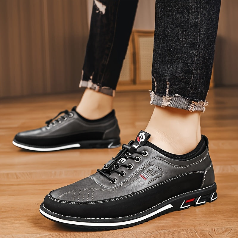New Hand-Stitched Men's Outdoor Casual Shoe Slip-On Shoe Spring Low-Cut Breathable Plus Size Loafers，shoes for men
