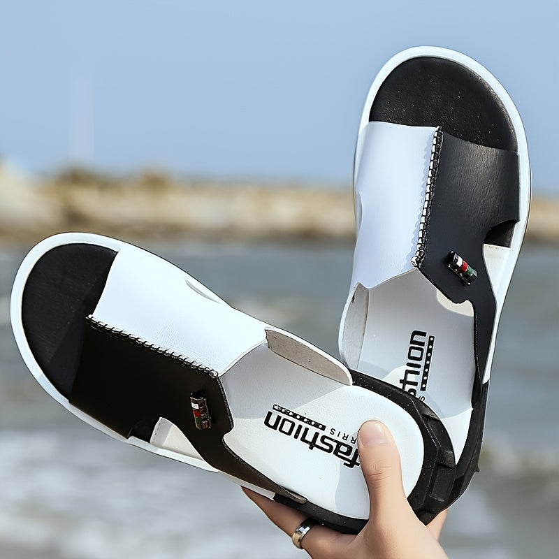 [Unique Men's Shoes] New Men's Slippers | 2025 Spring/Summer, Fashionable, Comfortable, Large Sizes, Outdoor Beach Shoes