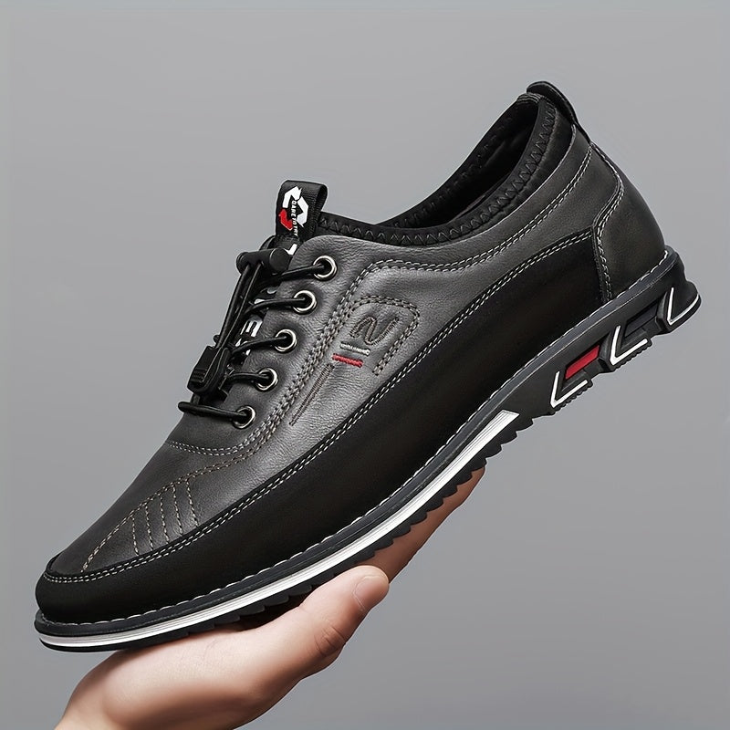 New Hand-Stitched Men's Outdoor Casual Shoe Slip-On Shoe Spring Low-Cut Breathable Plus Size Loafers，shoes for men