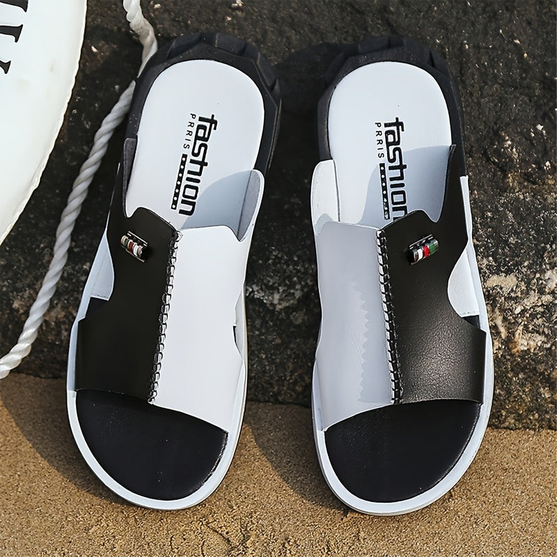 [Unique Men's Shoes] New Men's Slippers | 2025 Spring/Summer, Fashionable, Comfortable, Large Sizes, Outdoor Beach Shoes